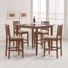 Tobacco Finish Collection 5PC Counter Height Set - 150121