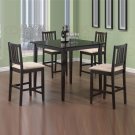 Cappuccino Collection 5PC Counter Height Set - 150111