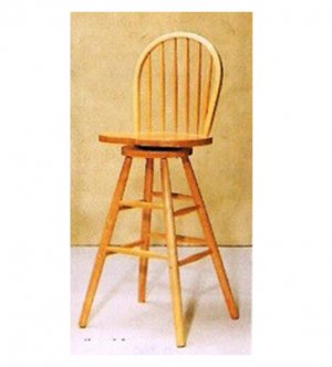 Natural Finish Collection Barstool - 4102