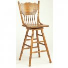 Oak Finished Collection 29 In. H Barstool - 5284AN