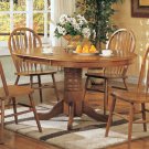 Oak Finish Wood Collection Dining Table - 5264N