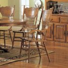 Oak Finished Collection Arm Chair - Set of Two - 5477AN