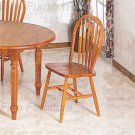 Oak finish Collection Side Chair - Set of Two - 5388A