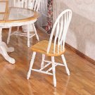 Natural & White Collection Chair - Set of Two - 4190A