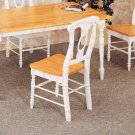 Natural & White Collection Chair - Set of Two - 4117