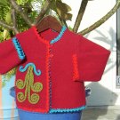 Dressy Wool Felt Sweater