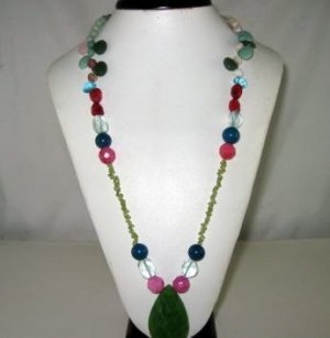 Bohemian Style Beautiful Natural gemstone Necklace