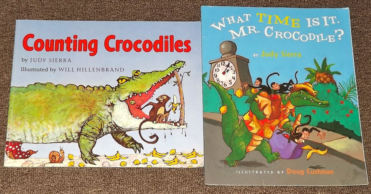 Counting Crocodiles and What Time is It Mr. Crocodile by Judy Sierra