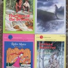 4 vintage Newbery books Roller Skates, The Sign of the Beaver, One Eyed Cat