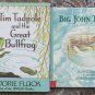 2 books Tim Tadpole and the Great Bullfrog by Marjorie Flack AND Big John Turkle by Russell Hoban