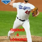BLAKE TREINEN 2020 LOS ANGELES DODGERS WORLD SERIES BASEBALL CARD