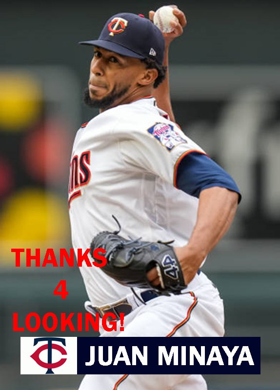 JUAN MINAYA 2021 MINNESOTA TWINS BASEBALL CARD