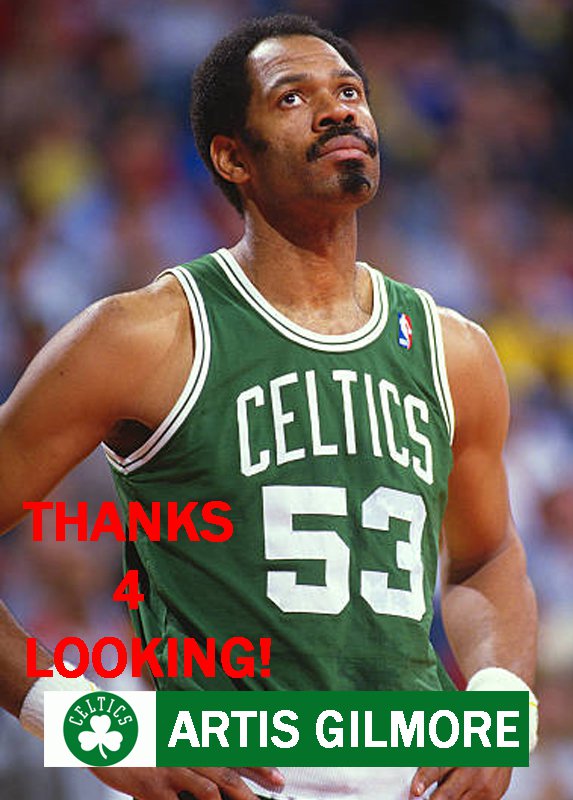 ARTIS GILMORE 1987-88 BOSTON CELTICS BASKETBALL CARD