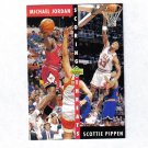MICHAEL JORDAN / SCOTTIE PIPPEN 92-93 UPPER DECK SCORING THREATS #62