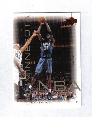KEVIN GARNETT 00-01 UPPER DECK PROS & PROSPECTS #47