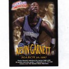 KEVIN GARNETT 97-98 FLEER MILLION DOLLAR MOMENTS #8