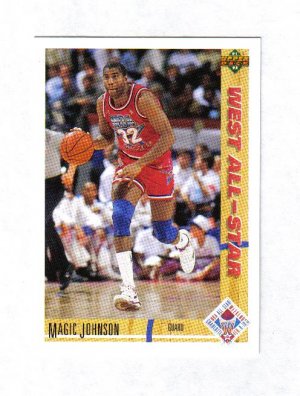 MAGIC JOHNSON 91-92 UPPER DECK ALL STAR #57