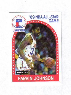 MAGIC JOHNSON 89-90 HOOPS ALL STAR #166
