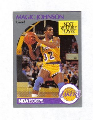 MAGIC JOHNSON 90-91 HOOPS #157