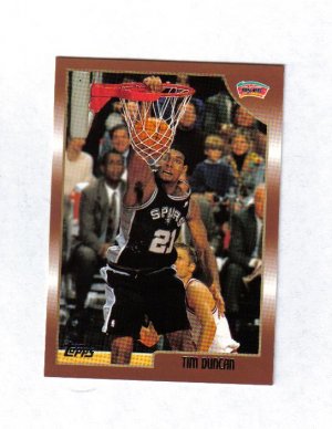 TIM DUNCAN 98-99 TOPPS #49