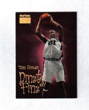 TIM DUNCAN 98-99 SKYBOX PREMIUM NINETY FINE #206
