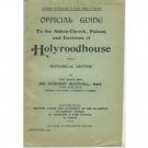 OFFICIAL GUIDE TO HOLYROODHOUSE 1919