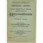 OFFICIAL GUIDE TO HOLYROODHOUSE 1919