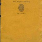 THE AMPHION SOCIETY  OF SEATTLE 1931 Concert Program