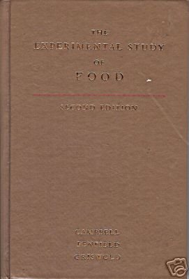 THE EXPERIMENTAL STUDY OF FOOD second edition 1979