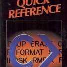 MS-DOS QUICK REFERENCE By Que Corp