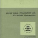 NONPOINT SOURCE STREAM NUTRIENT LEVEL RELATIONSHIPS EPA