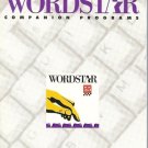 WORDSTAR COMPANION PROGRAMS 5.5 by WordStar Internation