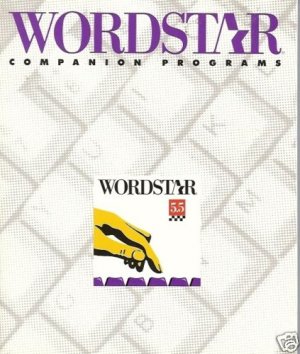 WORDSTAR COMPANION PROGRAMS 5.5 by WordStar Internation