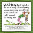 Golfing Dictionary Humor Henry Beard Roy McKie