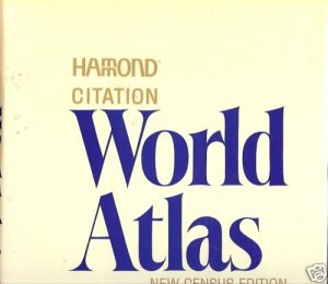 HAMOND CITATION WORLD ATLAS NEW CENSUS EDITION