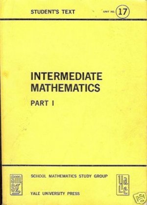 INTERMEDIATE MATHEMATICS PART 1 STUDENT'S TEXT UNIT 17