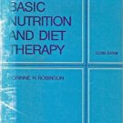 BASIC NUTRITION & DIET THERAPY C.H. Robinson