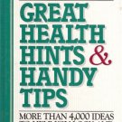 GREAT HEALTH HINTS & HANDY TIPS more than 4000 ideas to