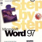 MICROSOFT WORD 97 STEP BY STEP self-study kit