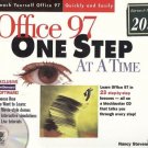 OFFICE 97 ONE STEP AT A TIME learn office 97 NO CD