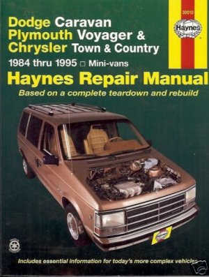 DODGE CARAVAN PLYMOUTH VOYAGER & CHRYSLER TOWN & COUNTR