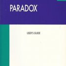 PARADOX VERSION 4.0 USER'S GUIDE BORLAND