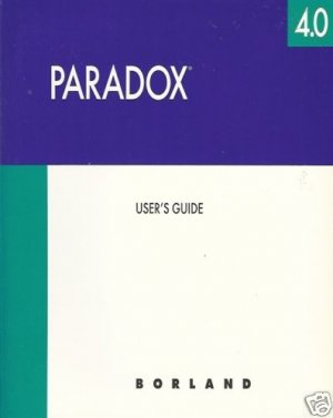 PARADOX VERSION 4.0 USER'S GUIDE BORLAND