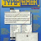TYPE TAMER  user's guide version 1.0 for Macintosh