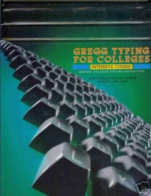 GREGG TYPING FOR COLLEGES intensive course