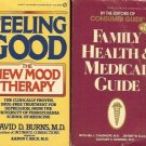 FAMILY HEALTH & MEDICAL GUIDE FEELING GOOD LOT 2 BOOKS