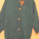 ELEGANT SWEATER GREEN COLOR, NEW,