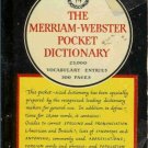 THE MERRIAM-WEBSTER POCKET DICTIONARY 1947