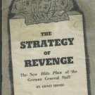 THE STRATEGY OF REVENGE NEW BLITZ PLAN 1961 HENRI