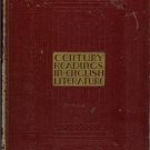 CENTURY READINGS IN ENGLISH LITERATURE 1929